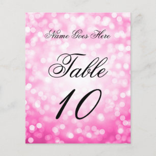 Elegant Födelsedag Rosa Ljus Glitter ort 