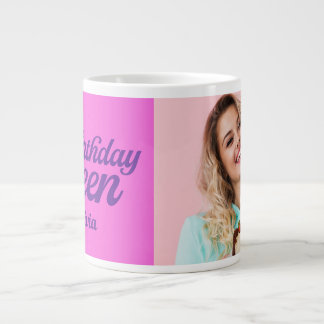 Elegant födelsedagsdrottning mugg jumbo mugg