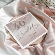 Elegant födelsedagsfest Ro Guld Glitter