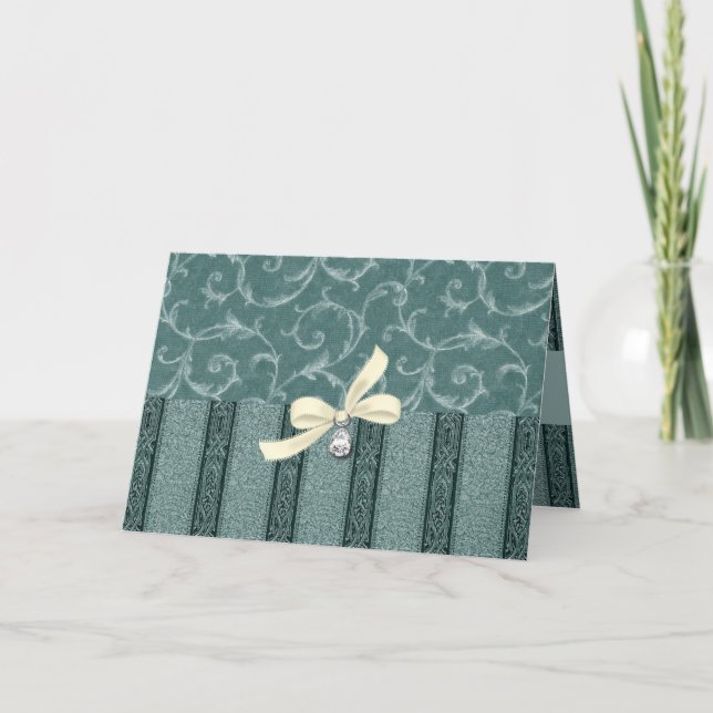 Elegant- födelsedagskort: Elegansamling Kort (Framsida)