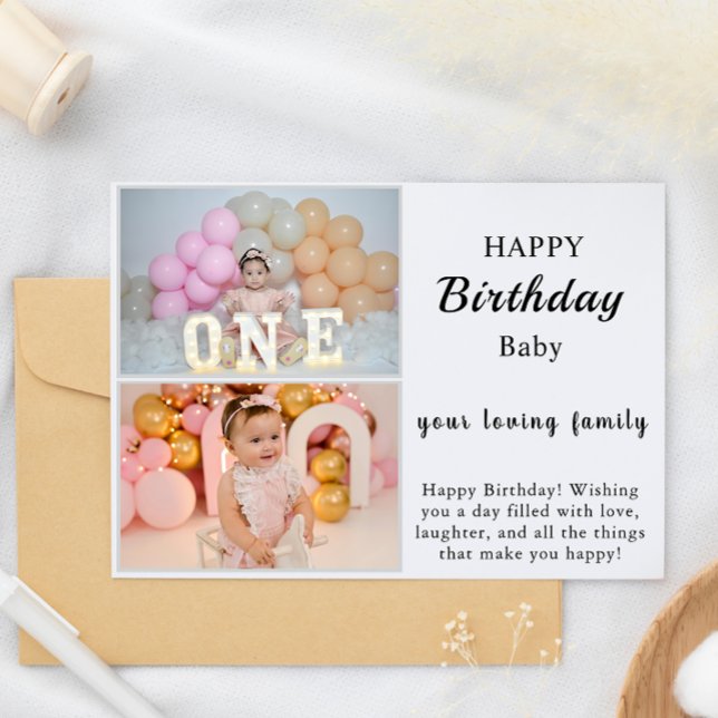 Elegant födelsedagskort inbjudningar (Elegant Happy Birthday Card)