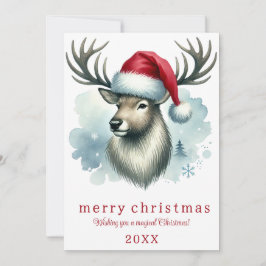 Elegant födelsedagskort utan foto med renar julkort