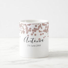 Elegant födelsedagsnamn kaffemugg