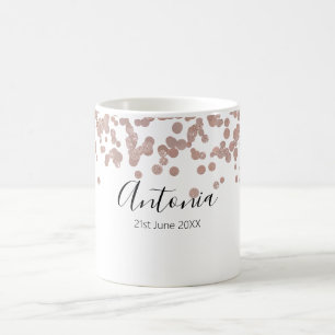 Elegant födelsedagsnamn kaffemugg