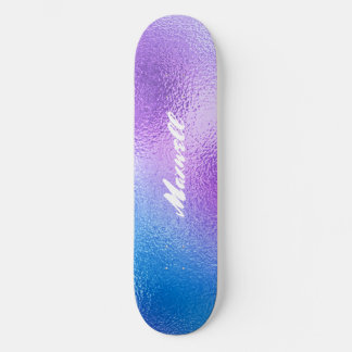 Elegant Foil Ombre-gradient Mini Skateboard Bräda 18,5 Cm