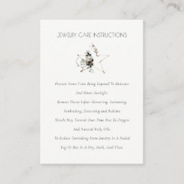 Elegant Foliage Star Utandningsluft Judervård Visitkort