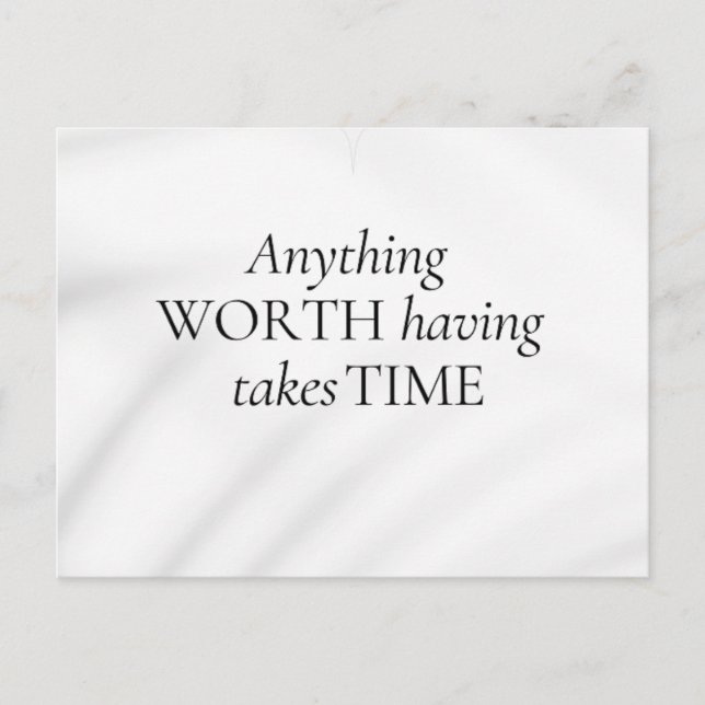 Elegant för abstraktens motivation Offert Mjuka to Vykort (Framsida)