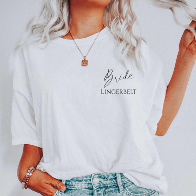 Elegant för att vara eller Bachelorette Party cute T Shirt (Skapare uppladdad)