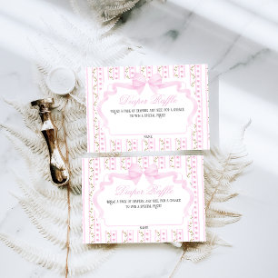 Elegant för babykläder för Blommigt av Rosa Bows- Tilläggskort