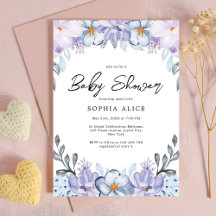 Elegant för babykläder för Blommigt med vattenfär