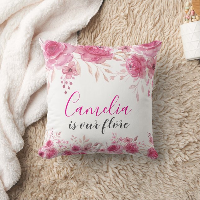 Elegant för  Blommigt, Dekorativ kudde för babysko (Filt)