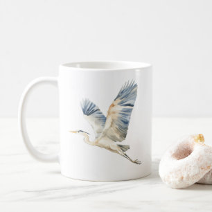 Elegant för Blue Herons White Kaffemugg