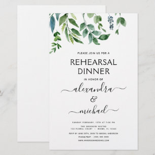 Elegant för budgetrepetition: Middag Foliage Green