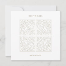 Elegant för Business Logotyp Tile Neutralt Birday 