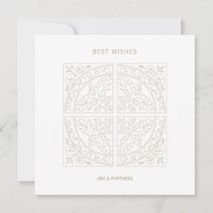 Elegant för Business Logotyp Tile Neutralt Birday