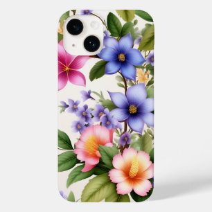 Elegant för färgat Blommönster i Vår, blombild