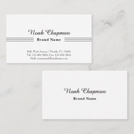 Elegant för försäljningsrepresentant visitkort