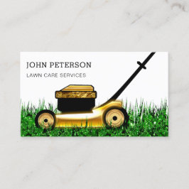 Elegant för  gräddskärningstjänster för gräsmatta visitkort