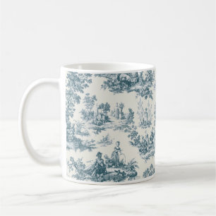elegant för grönt av fransk för jouy sage kaffemugg