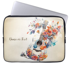 Elegant för Guitar Music Instrument Laptop Fodral