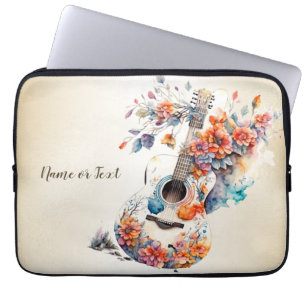 Elegant för Guitar Music Instrument Laptop Fodral