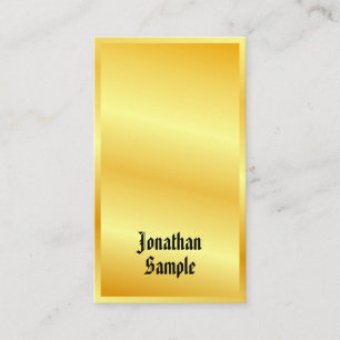 Elegant för guld-utseende, mall Gammal Stil-text Visitkort