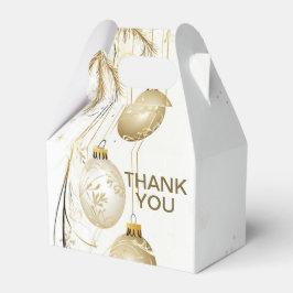 Elegant för Julfest av Golden Ornament-julen Presentaskar