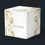 Elegant för Julfest av Golden Ornament-julen Presentaskar<br><div class="desc">Eleganten Favoritrutor för Golden Ornament-julens Julfest. Unik,  vacker utformning av snyggten. Lätt att vara personlig. Teckensnittet stil,  storlekt och färg kan ändras. Matchande objekt är tillgängliga.</div>