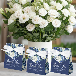 Elegant för marin blå Blommigt Kvällsbröllop på vi Presentaskar