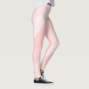Elegant för modern Pastel Light Peach Rand Cute Leggings