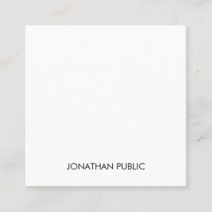 Elegant för modern Professionell med minimalistisk Fyrkantigt Visitkort