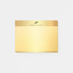 Elegant för modernt Trendig i Guld Post-it Block