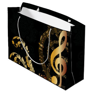 Elegant för musikanteckning - lyxdesign