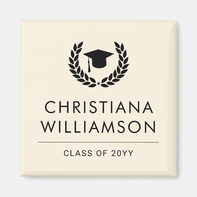 Elegant för personlig- och högskoleutbildning magnet (Framsidan)