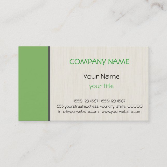 Elegant för professionell av dollarsedlar, modern visitkort (Framsida)