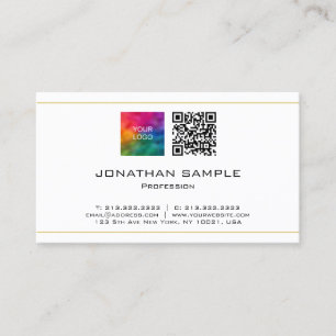 Elegant för Professionell av QR-kod för överföring Visitkort