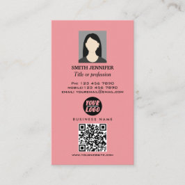 Elegant för professionell av verklig QR- i gods  Visitkort