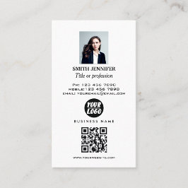Elegant för professionell av verklig QR- i gods Visitkort