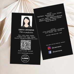 Elegant för professionell av verklig QR- i gods Visitkort