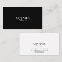 Elegant för professionell - enkel design, svart oc