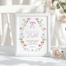 Elegant för Rosa av armbåge för Wildblomma Poster