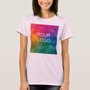 Elegant för Rosa av för Business Logotyp Blek T Shirt