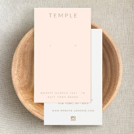 Elegant för Rosa Visning snyggt Visitkort