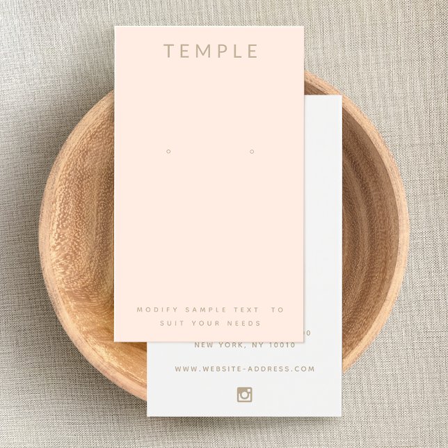 Elegant för  Rosa Visning snyggt  Visitkort (Skapare uppladdad)