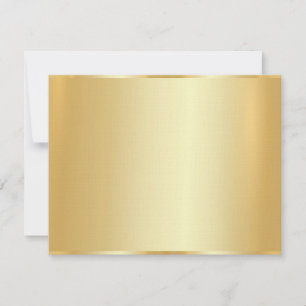 Elegant för tom luxury Linen Faux Guld-mall Anteckningskort