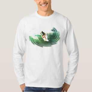 Elegant för Trendiget anpassningsbar Surfer - mall T Shirt