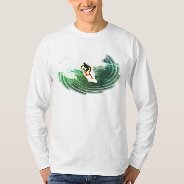 Elegant för Trendiget anpassningsbar Surfer - mall T Shirt (Framsida)