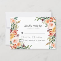 Elegant för vattenfärgen Blommigt Burgundy Bröllo