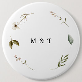 elegant för vild av blommans blommigt, minsta bröl knapp