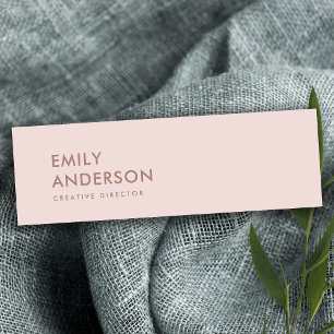 ELEGANT FÖRENKLA MINIMIPROFESSIONELLEN FÖR ROSA MINI VISITKORT